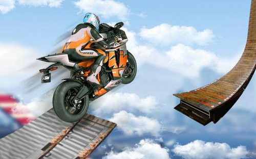 不可能的赛道3D摩托车特技完整版
