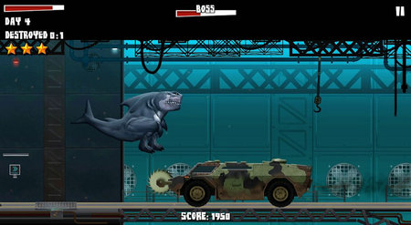 食人鲨横冲直撞游戏无限血量版