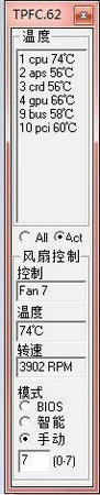 tpfancontrol中文版 v0.62 官方版